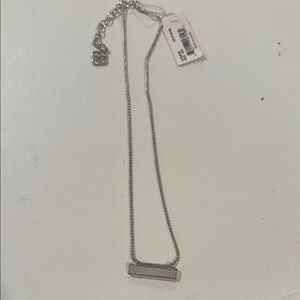 Kendra Scott Silver and Quartz necklace